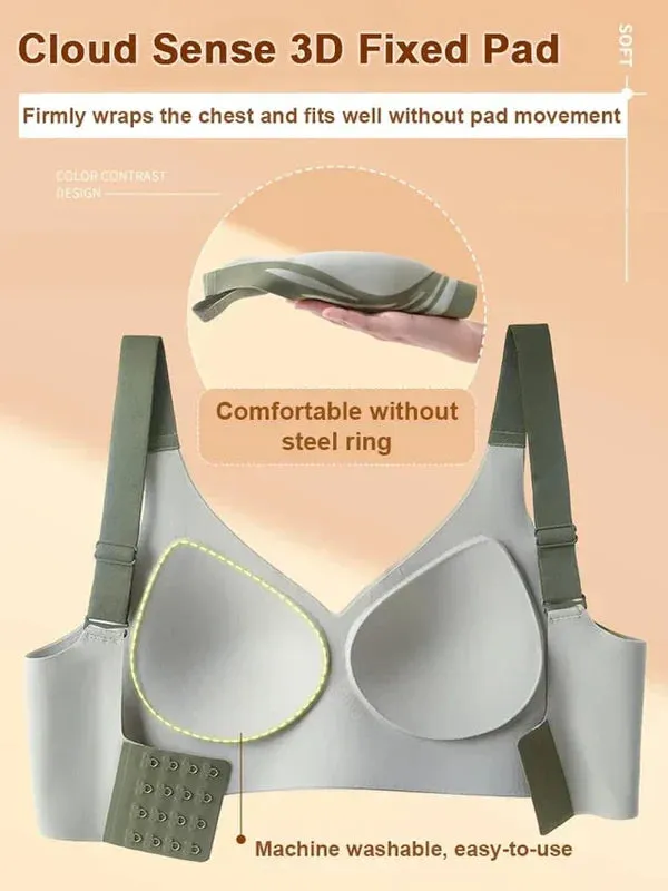Anti Sagging Wireless Push-Up Bra