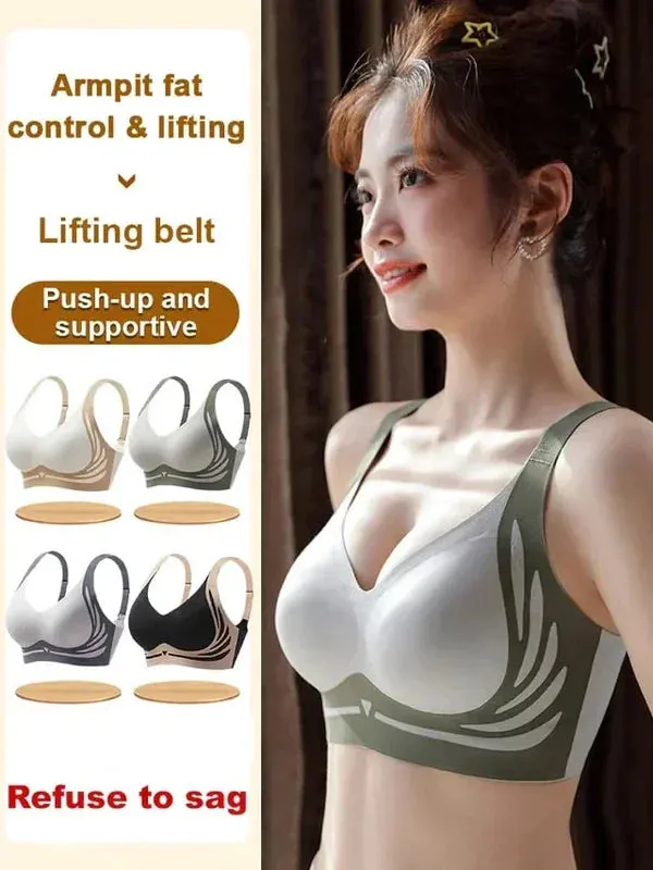 Anti Sagging Wireless Push-Up Bra