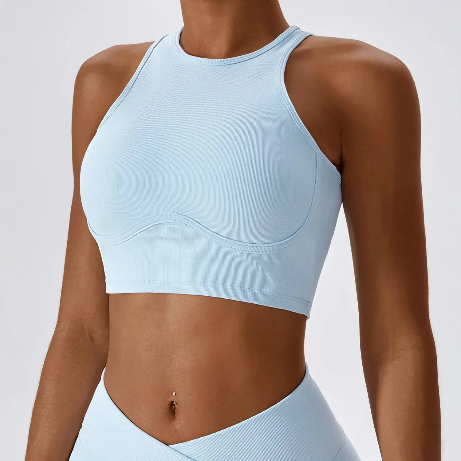 Back High Impact Training Fitness Sport Vest Sports Bra