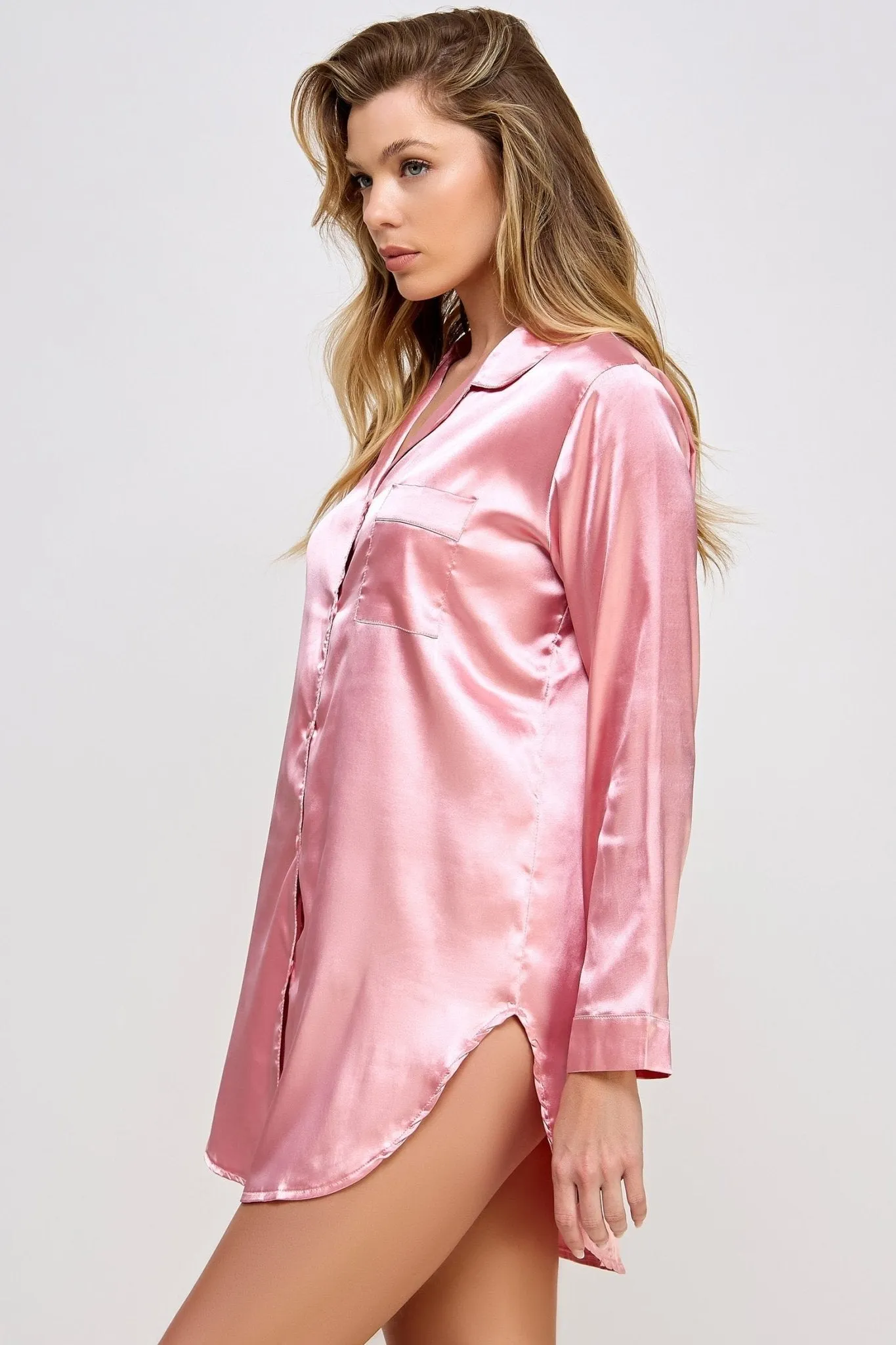 BeWicked Women's Kimberly Satin Sleepshirt BW1788