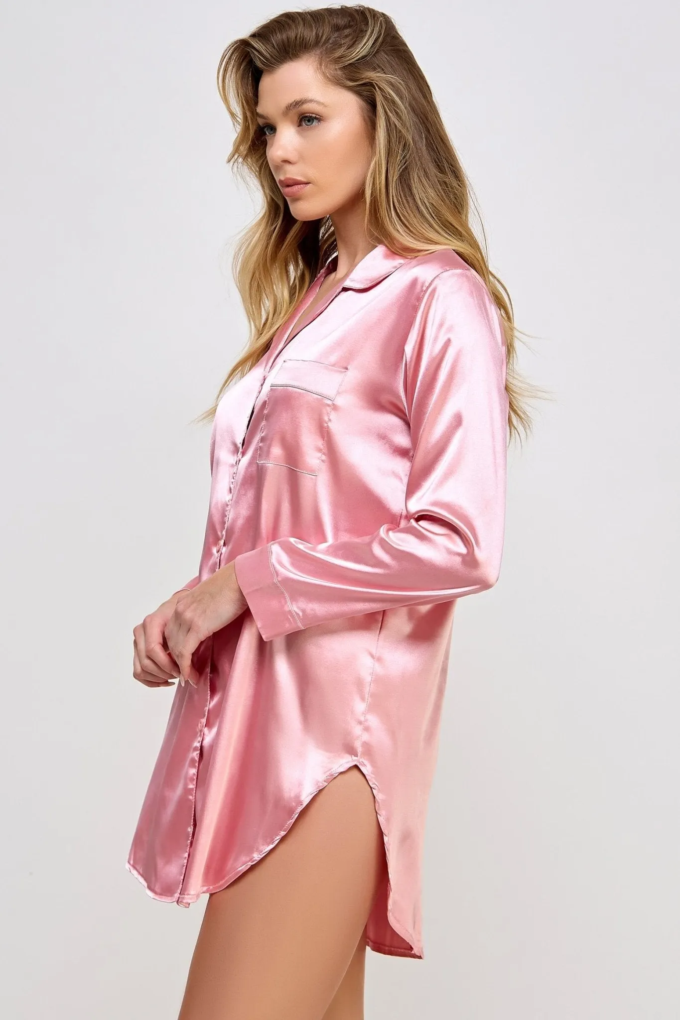 BeWicked Women's Kimberly Satin Sleepshirt BW1788