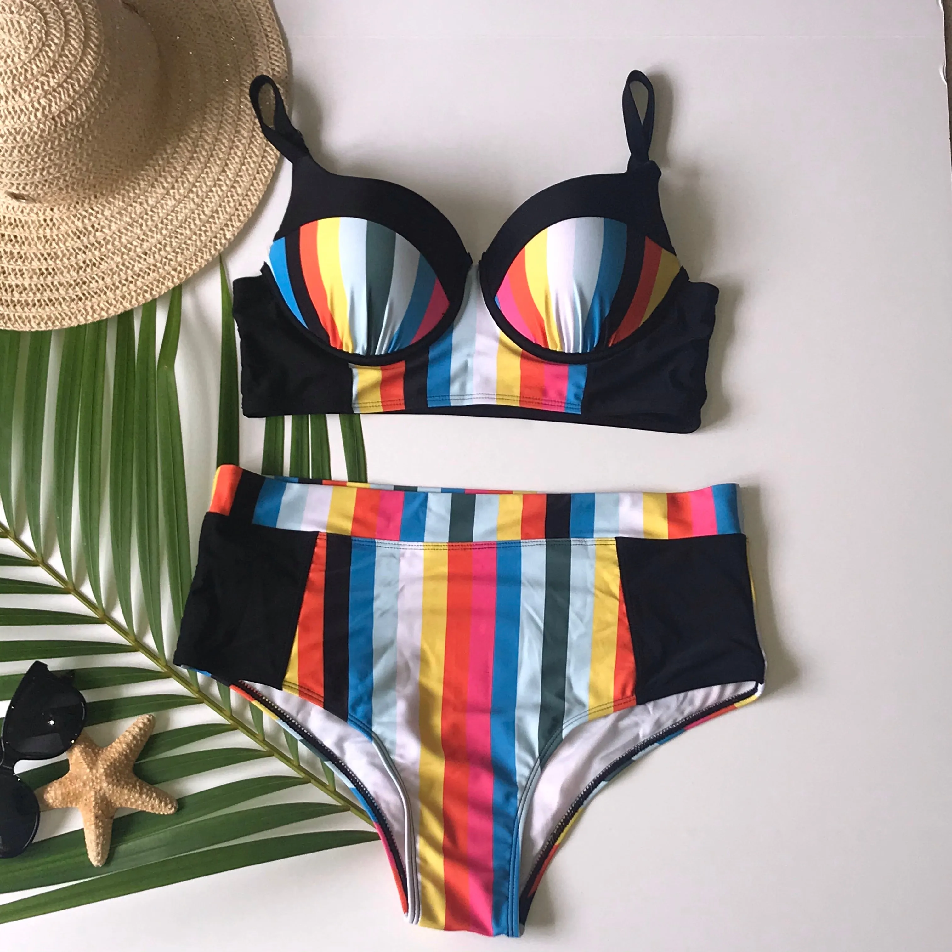 Copy of Black blue onepiece swimsuit Bathingsuit swimsuit
