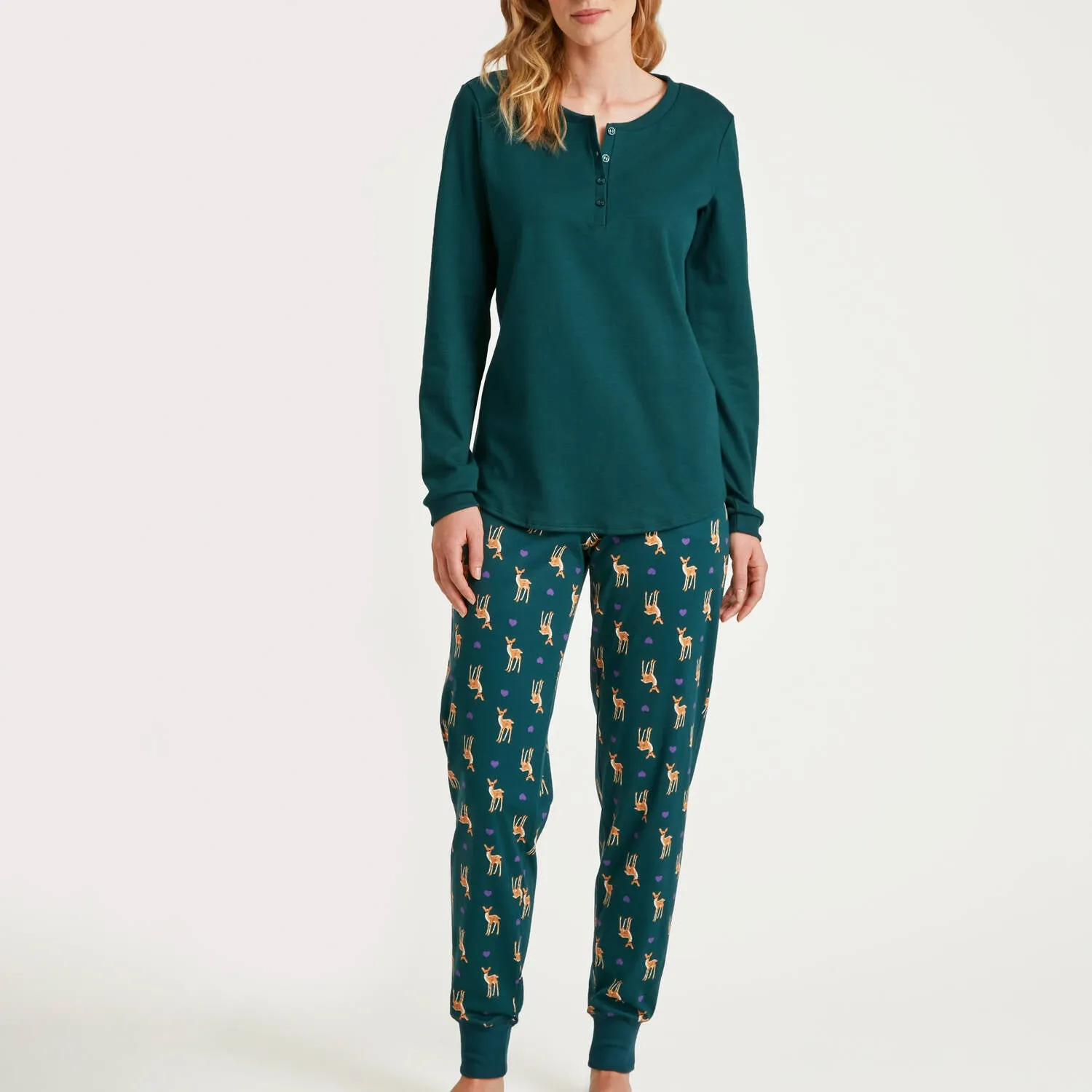 Cotton Pajama Top - Ponterosa Pine