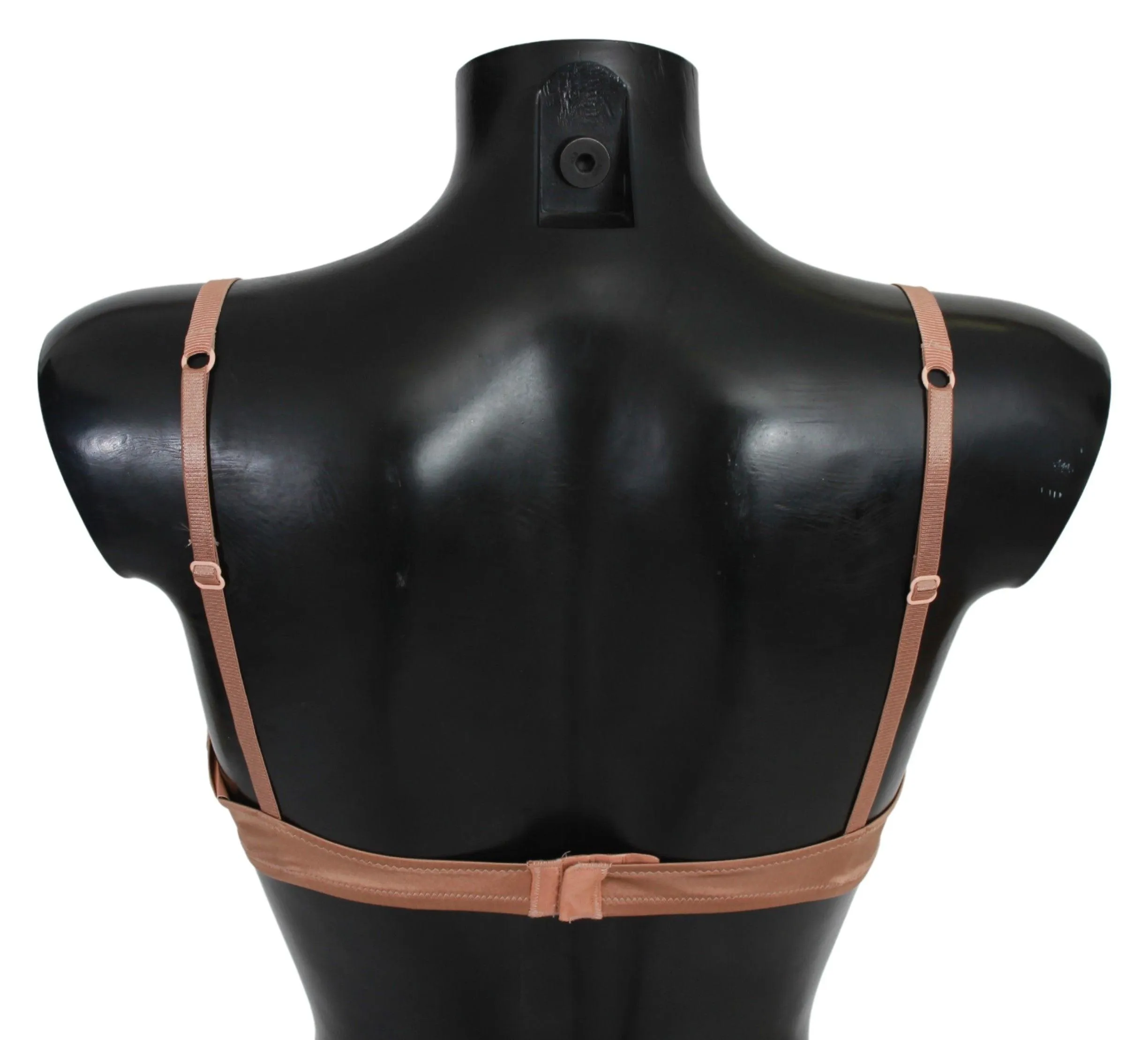 Ermanno Scervino Nude Lace Push Up Silk Underwear