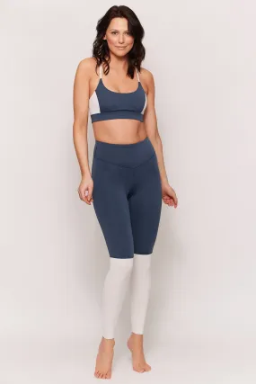 FOCUS BRA - midnight blue/white alyssum