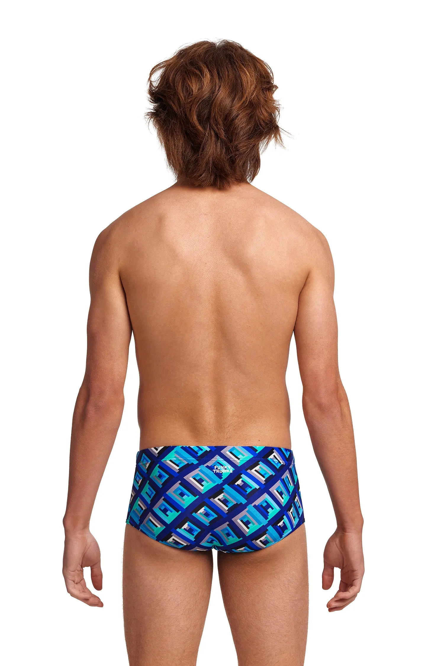 Funky Trunks Boy's Blue Bunkers Sidewinder Trunks