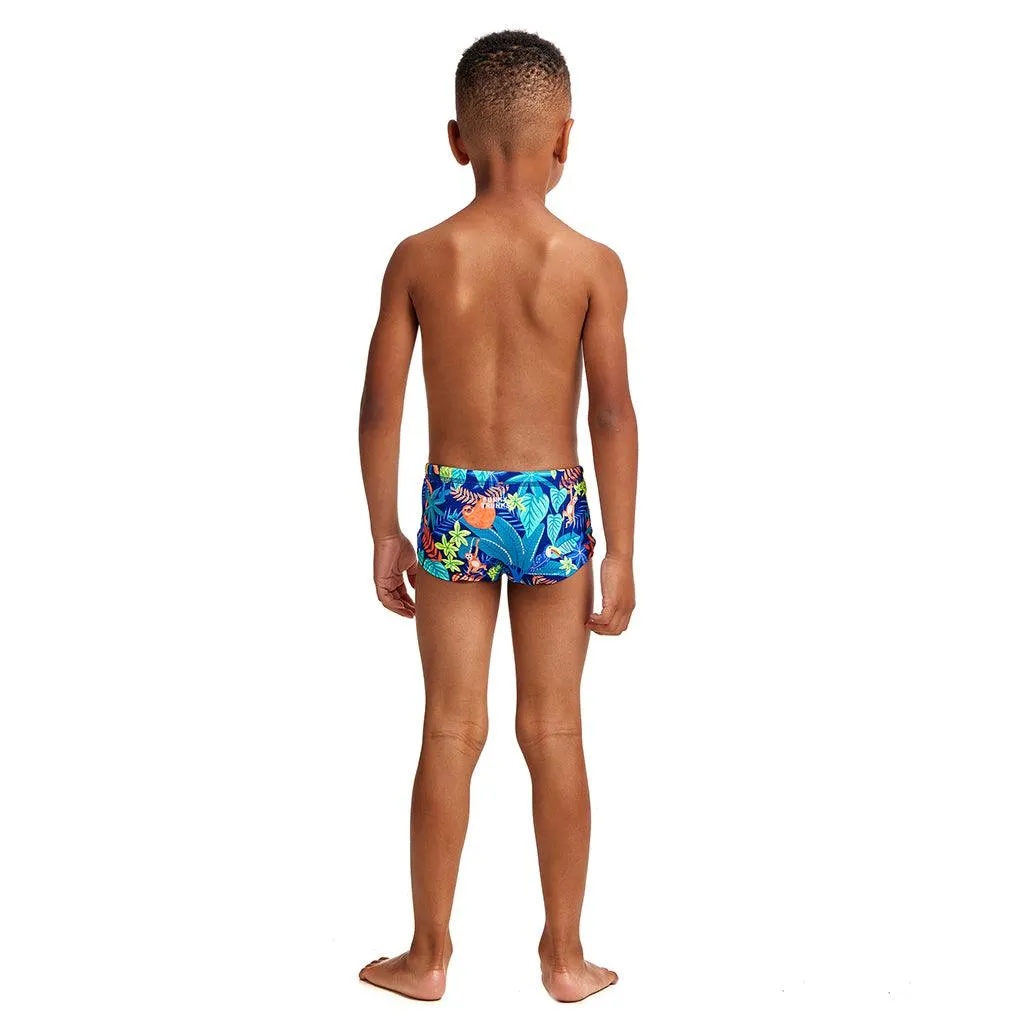 Funky Trunks Toddler Slothed Boys Printed Trunks