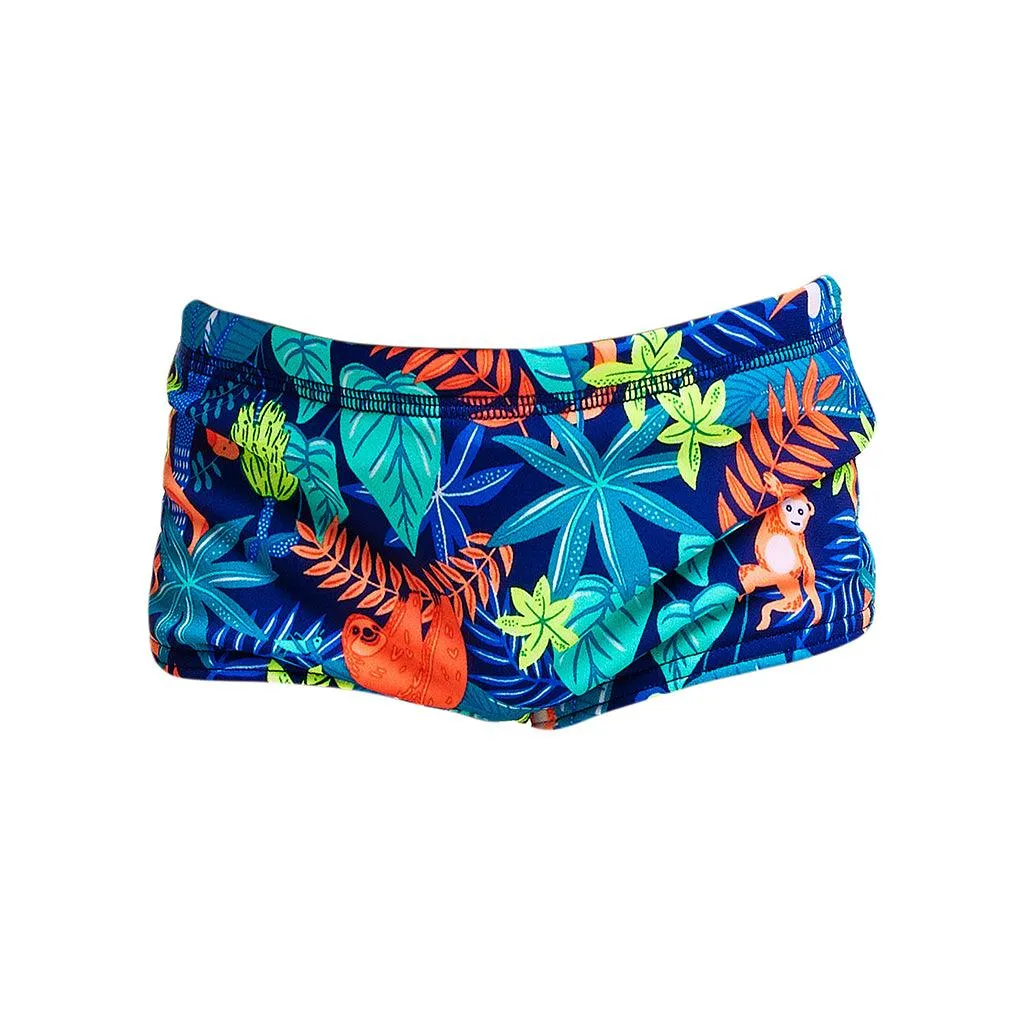 Funky Trunks Toddler Slothed Boys Printed Trunks