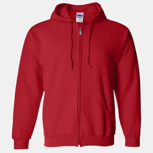 Gildan Heavy Blend Unisex Adult Full Zip Hoodie