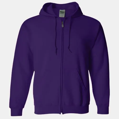 Gildan Heavy Blend Unisex Adult Full Zip Hoodie