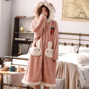 Kawaii Bunny Pockets Pajamas