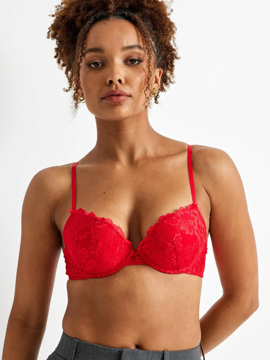 Kayser Brazilian Push Up Bra - Red