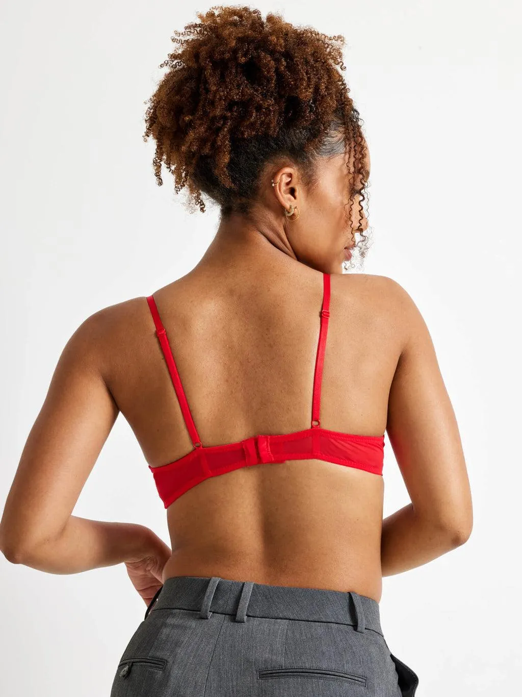 Kayser Brazilian Push Up Bra - Red