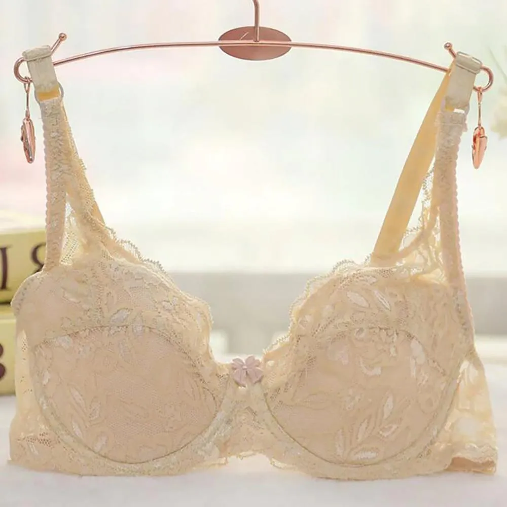Lace Underwire Push Up Bra
