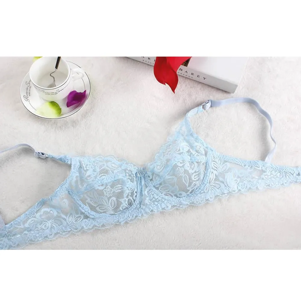Lace Underwire Push Up Bra