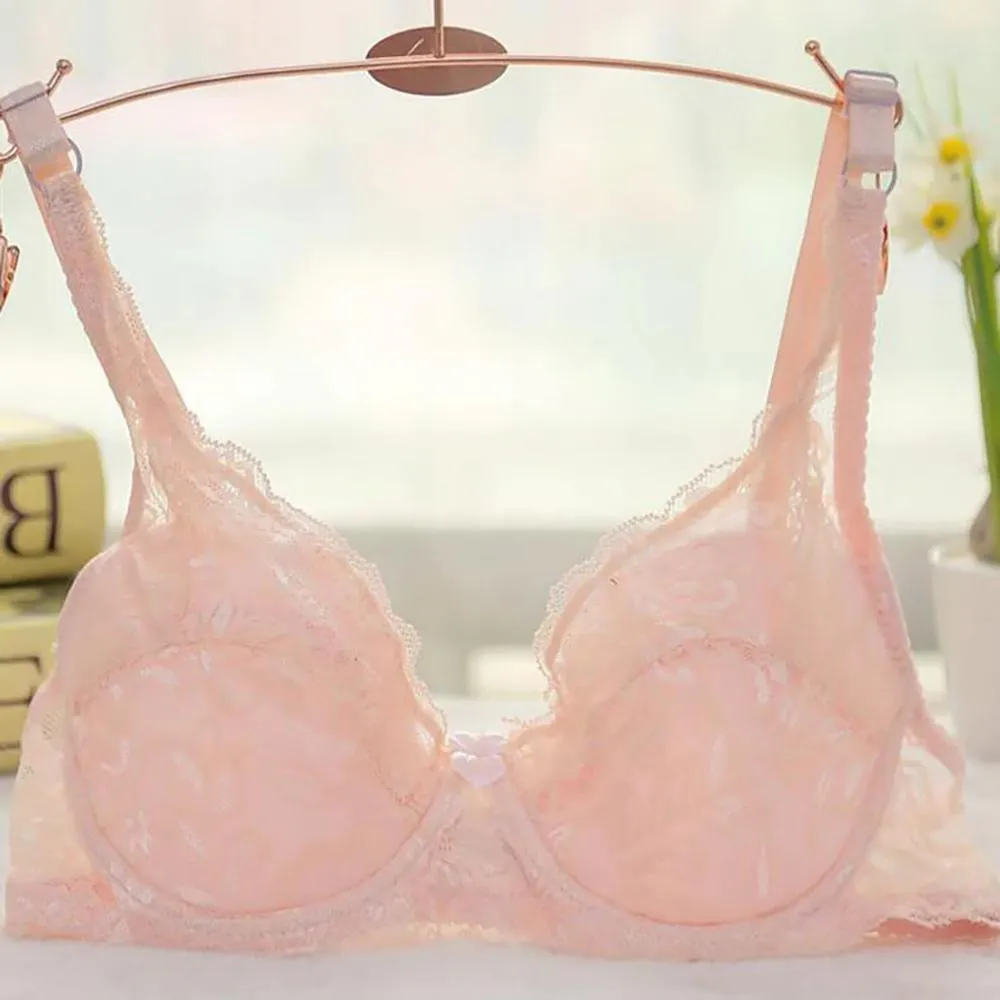 Lace Underwire Push Up Bra