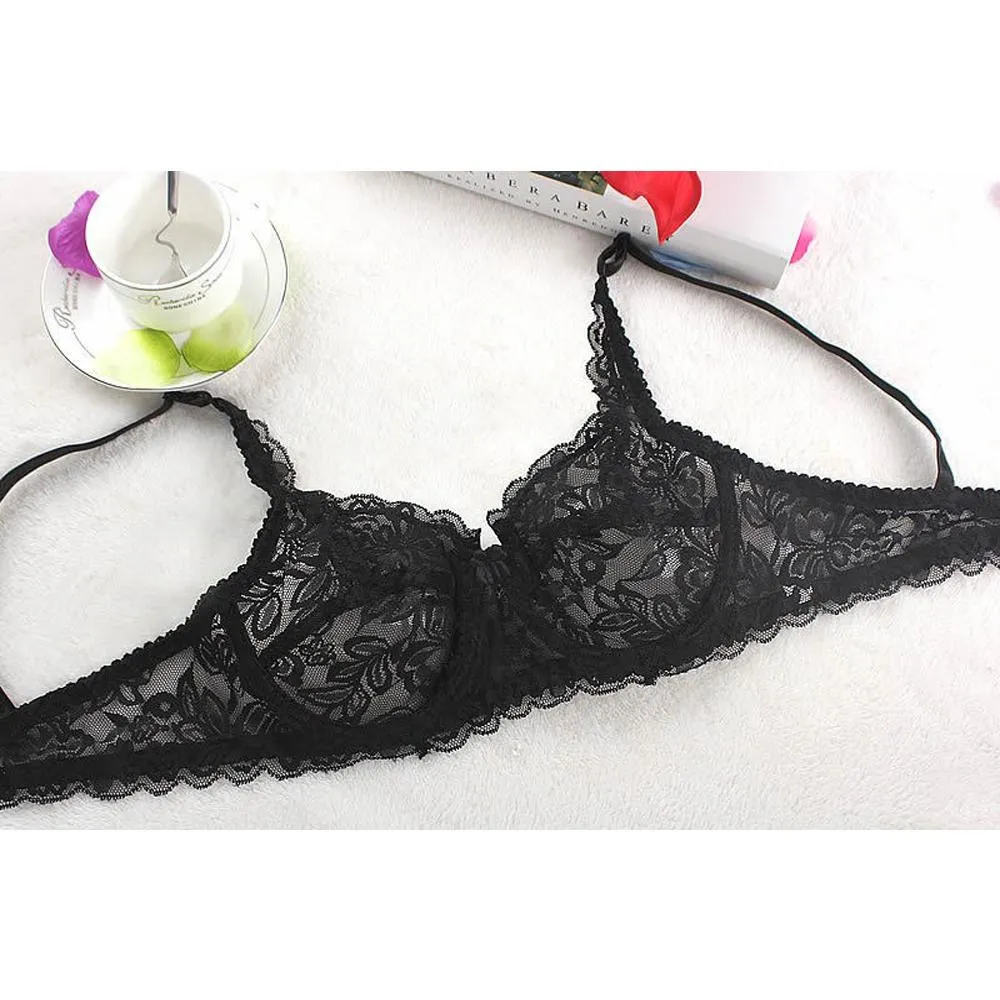 Lace Underwire Push Up Bra