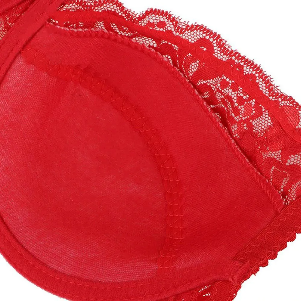 Lace Underwire Push Up Bra