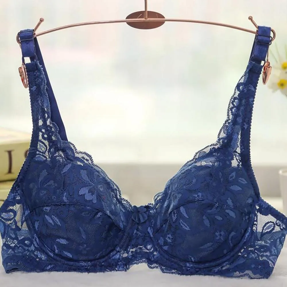 Lace Underwire Push Up Bra