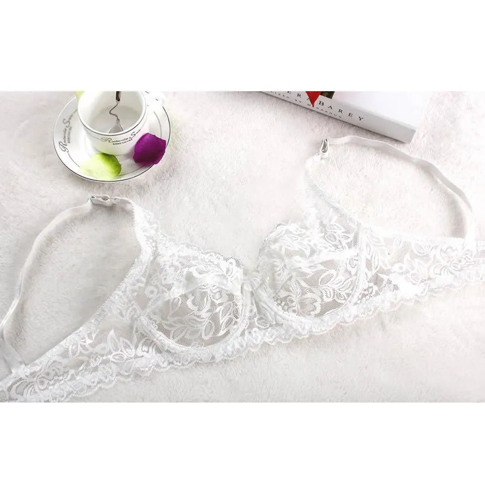 Lace Underwire Push Up Bra