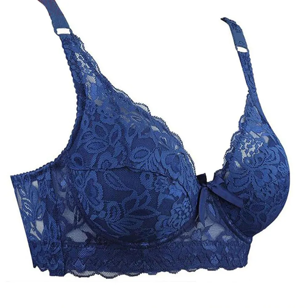 Lace Underwire Push Up Bra