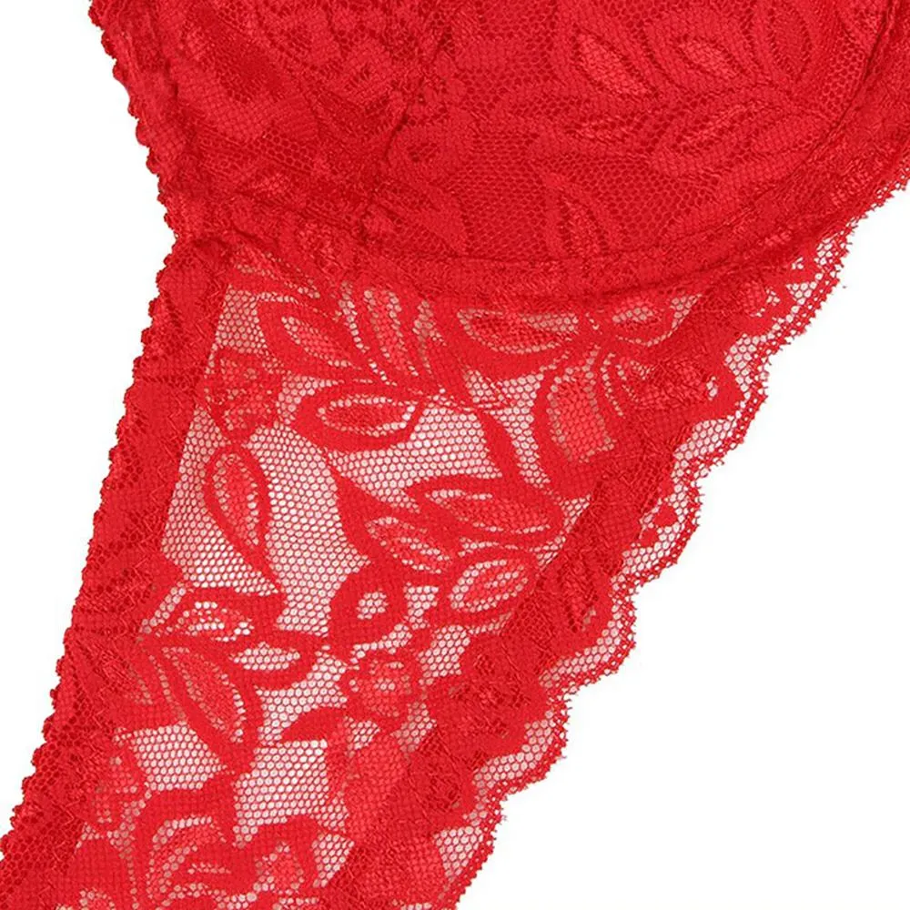Lace Underwire Push Up Bra