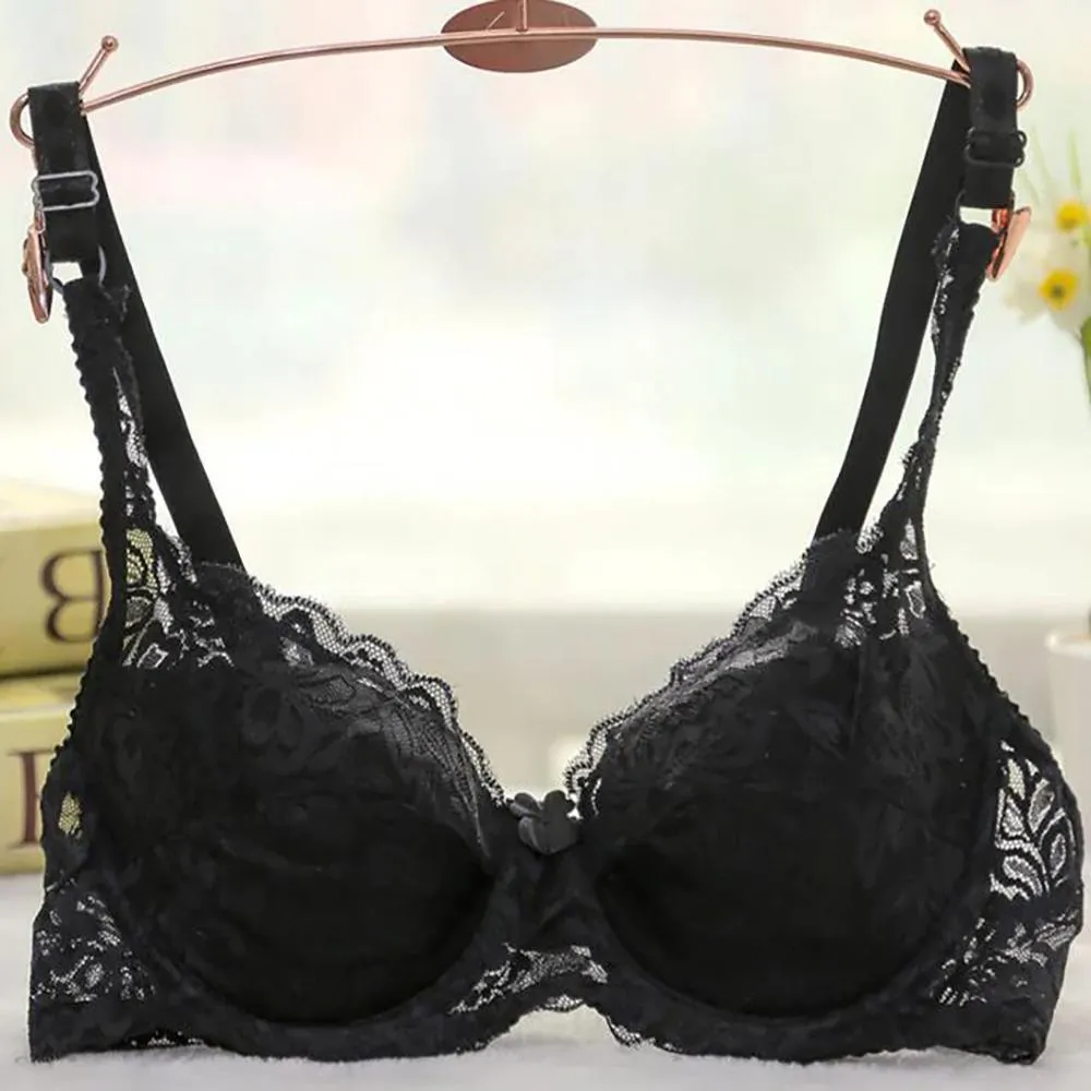 Lace Underwire Push Up Bra
