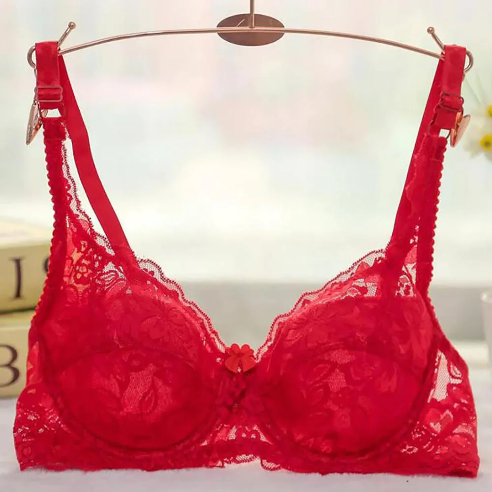 Lace Underwire Push Up Bra