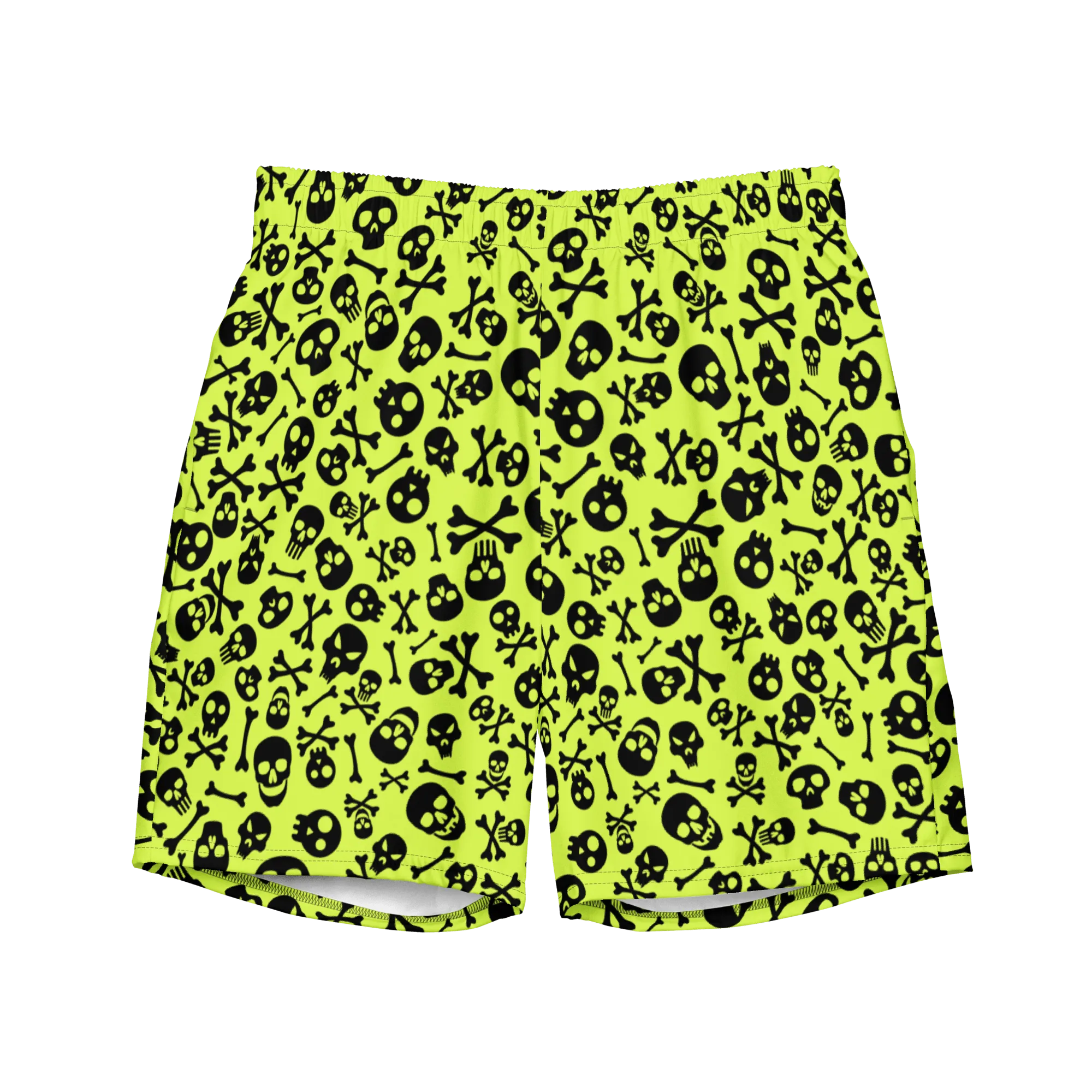 Lime Bones Men's Swim Trunks