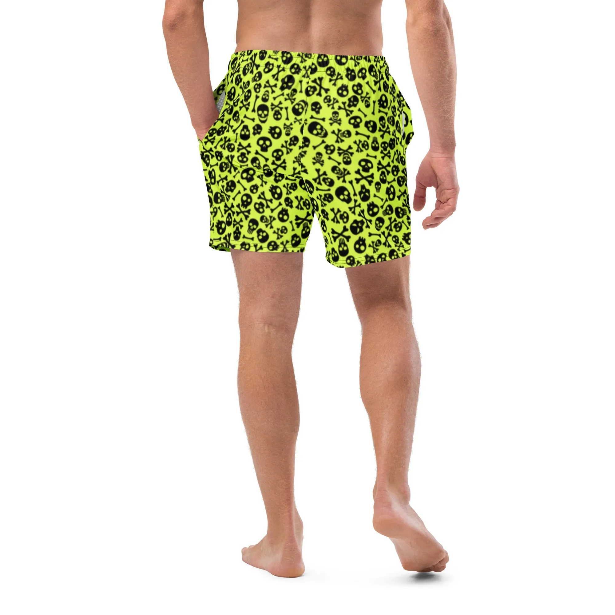 Lime Bones Men's Swim Trunks