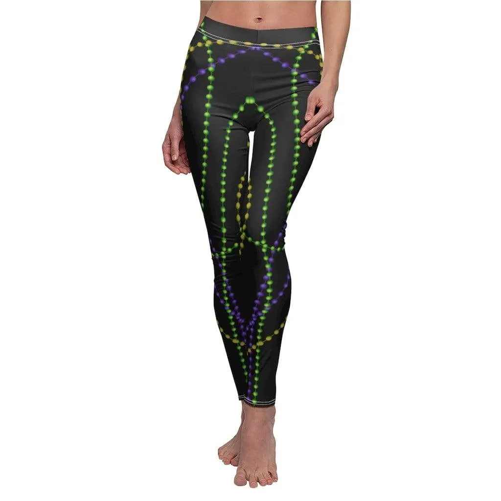 Mardi Gras Yoga Pants