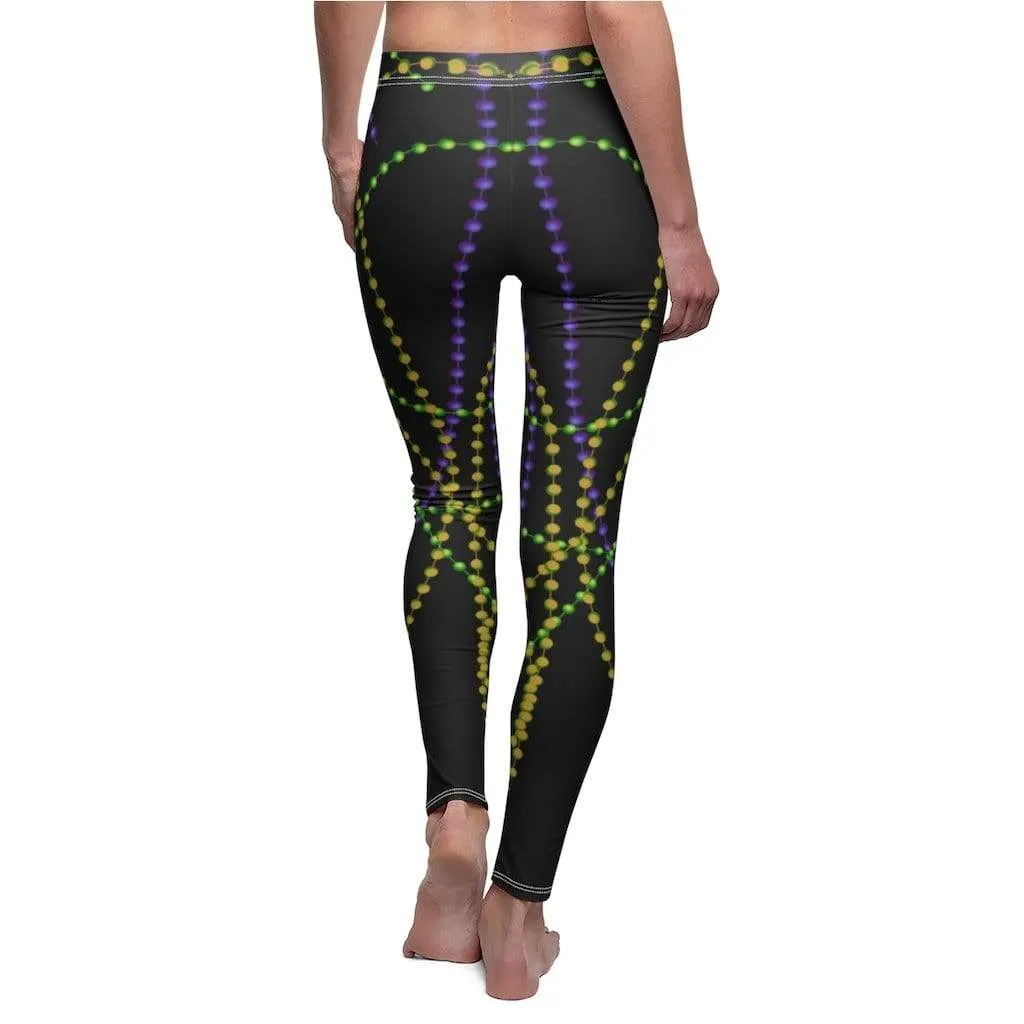 Mardi Gras Yoga Pants