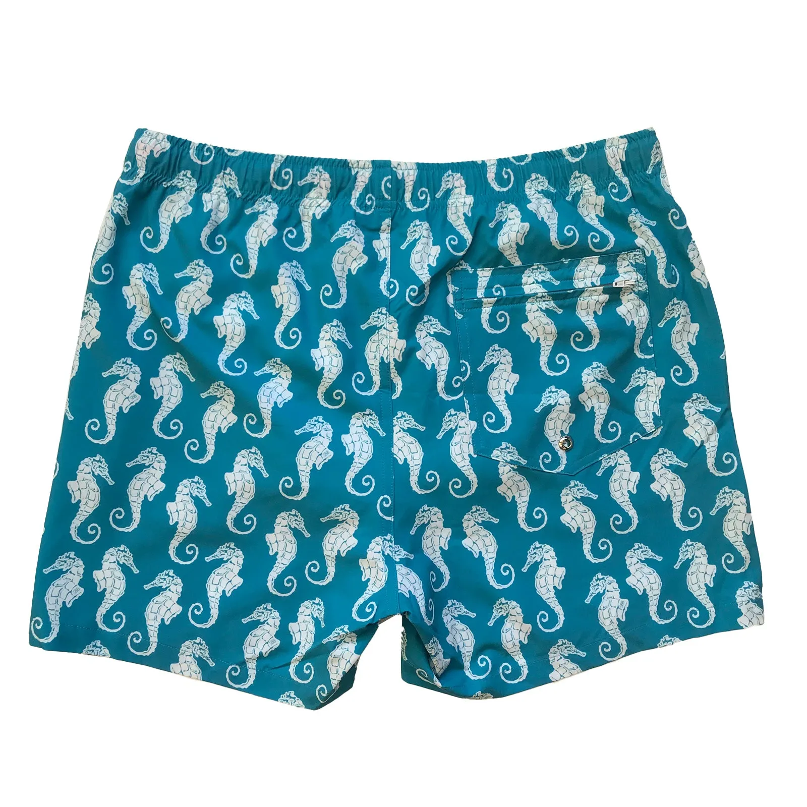 Men's Stretchy Trunks: Seahorse