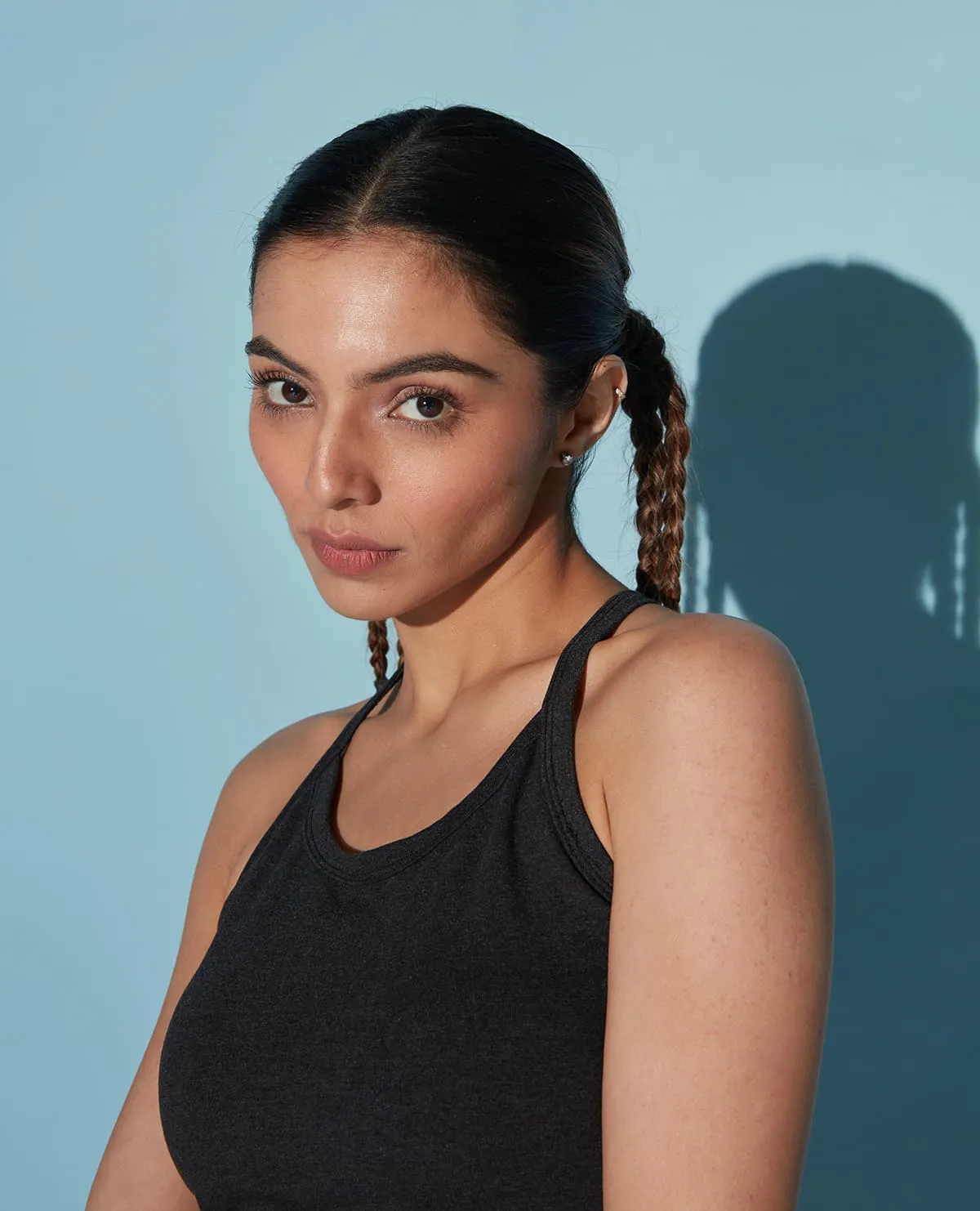 Mid Impact Cotton Sports Bra