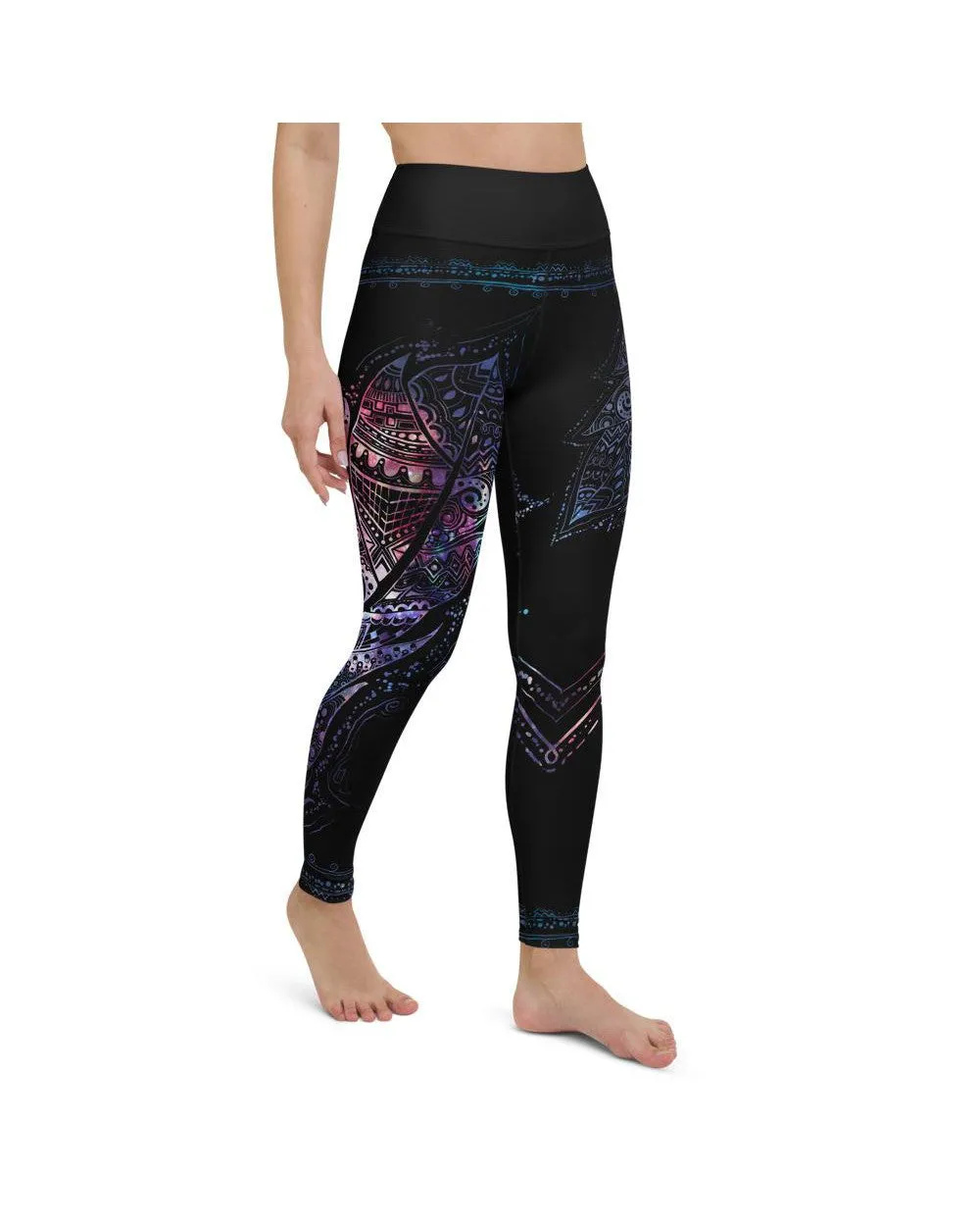 Mystic Feather Yoga Pants
