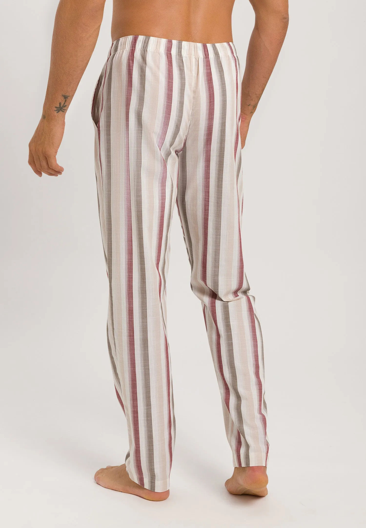 Night And Day Cotton Woven Pajama Pants | Russet Beige Stripe 75114-2876