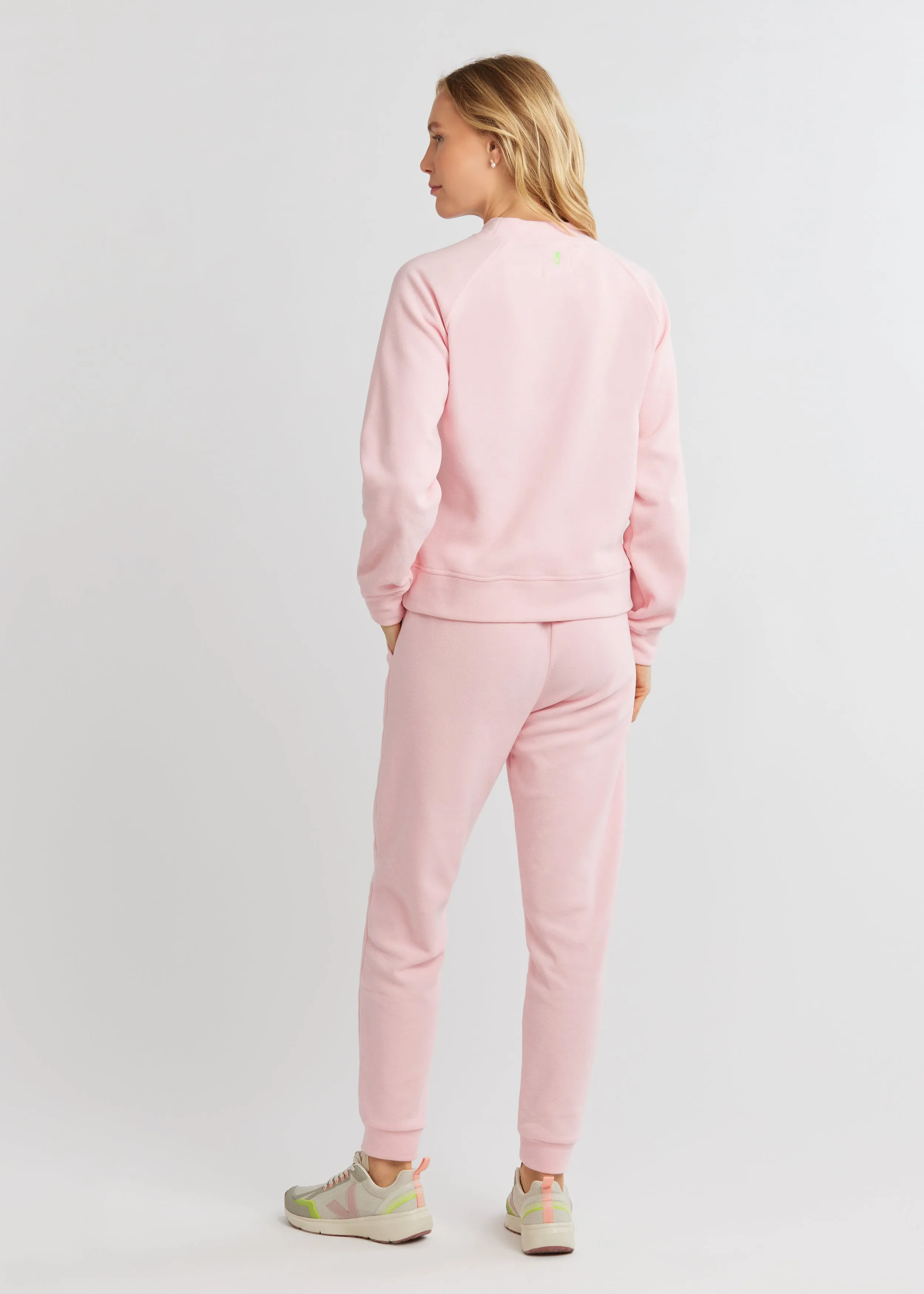 Offshore Crewneck in Terry Fleece (Pink)