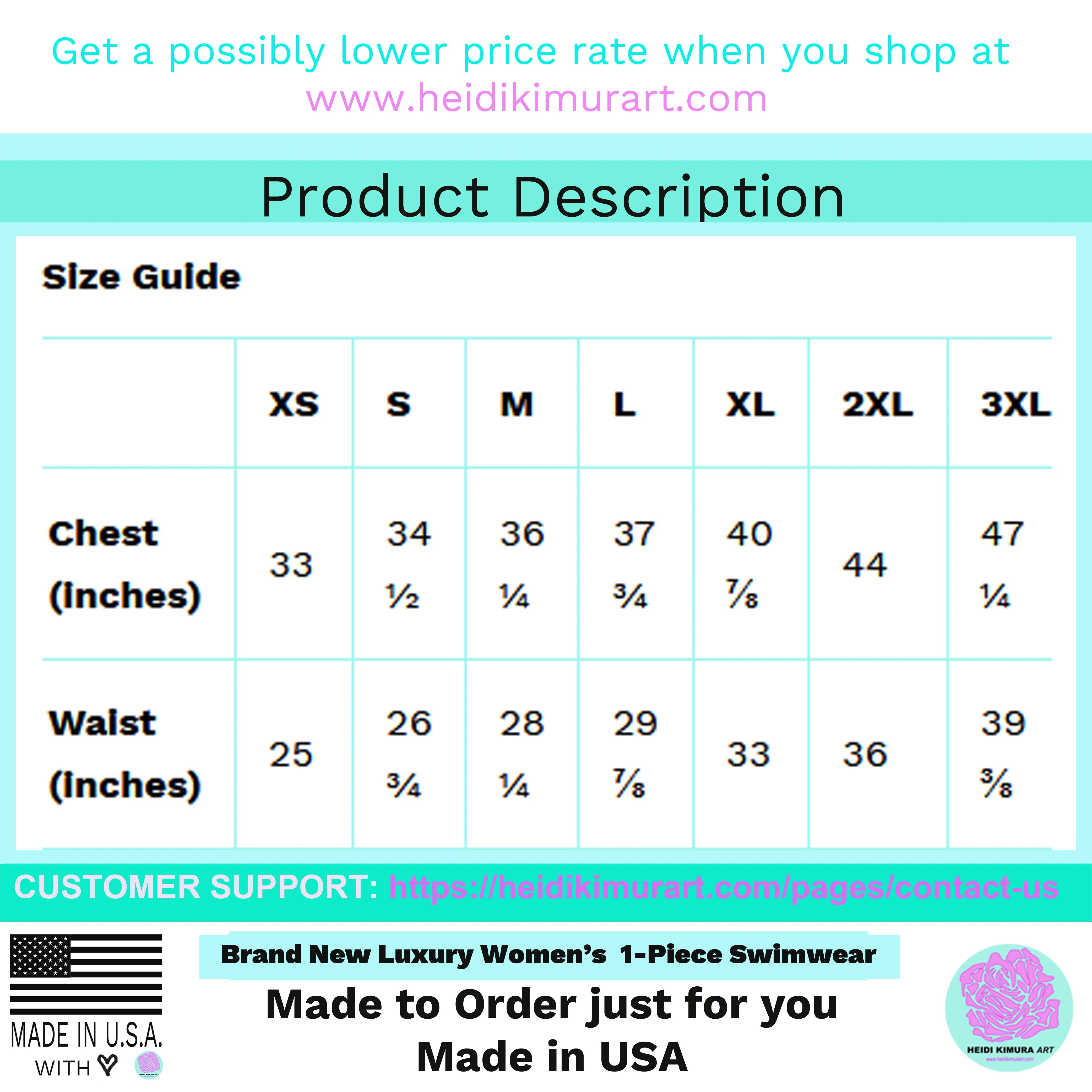 Polka Dots One-Piece Swimsuit, Women's White Black Dotted Swimsuit-Made in USA/EU
