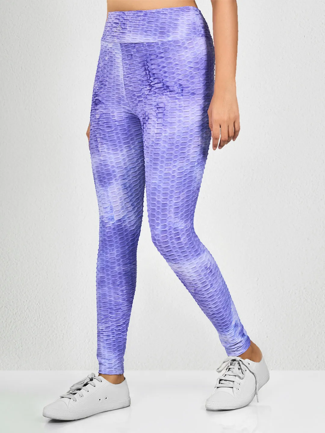 Purple Multi-Color Yoga Pants