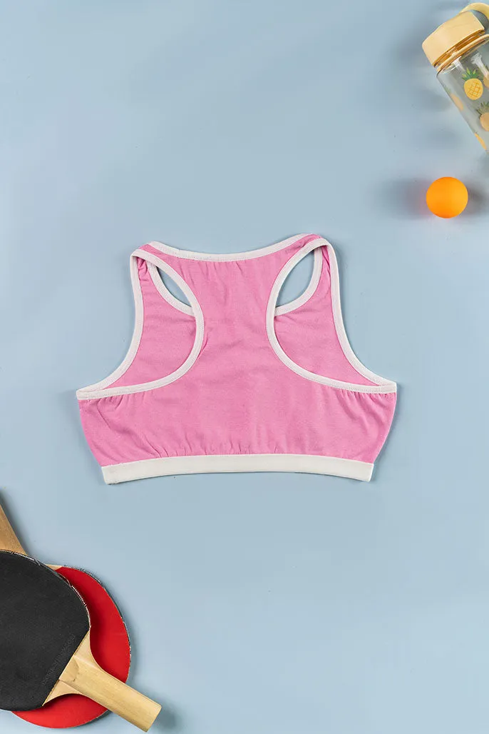 Racer Back Bra - Bubblegum