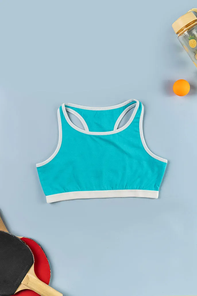 Racer Back Bra - Lagoon