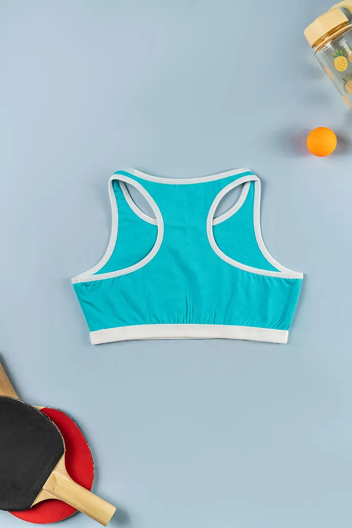Racer Back Bra - Lagoon