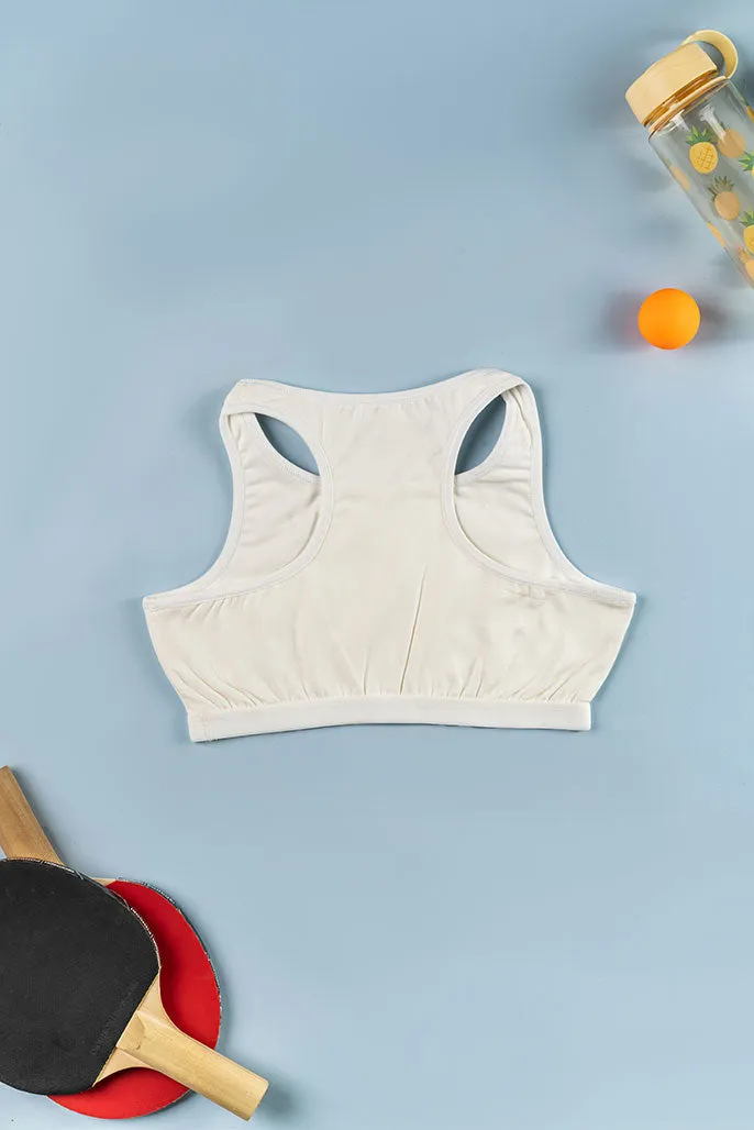 Racer Back Bra - Moonlight