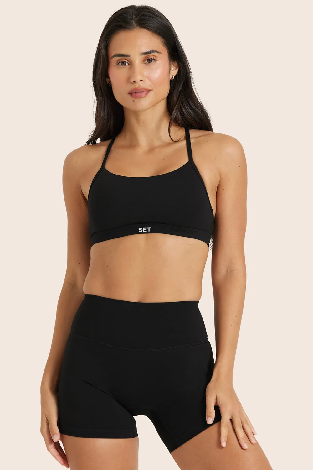 SPORTBODY® Y BACK BRA - ONYX