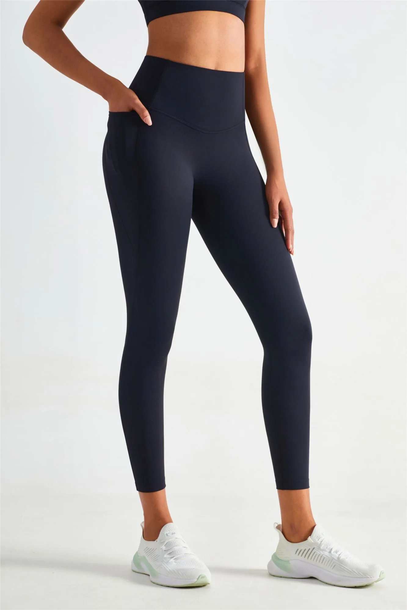 Strappy Sports Bra & Yoga Leggings Activewear Set