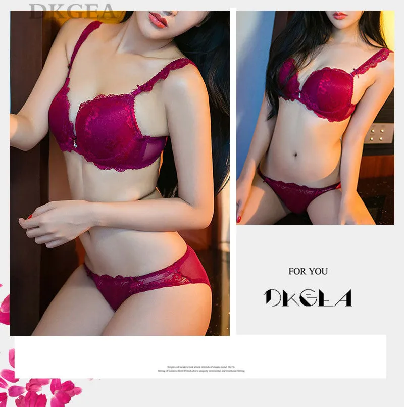 VenusFox Lace Sexy Push-up Bra Panty Sets