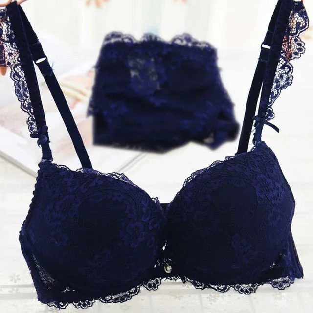VenusFox Lace Sexy Push-up Bra Panty Sets