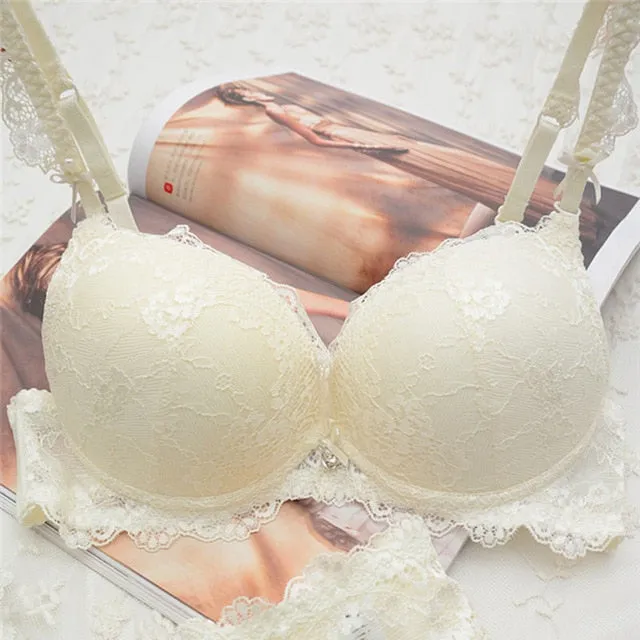 VenusFox Lace Sexy Push-up Bra Panty Sets