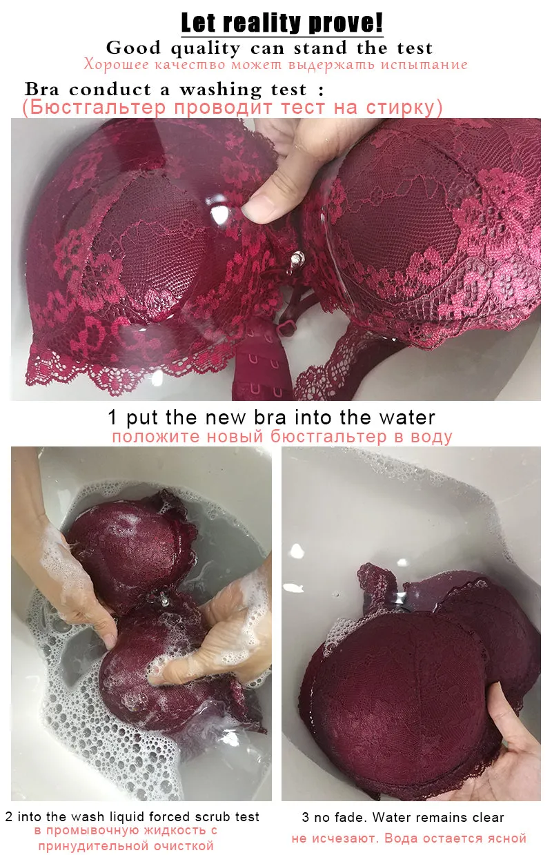 VenusFox Lace Sexy Push-up Bra Panty Sets