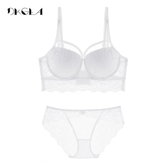 VenusFox Sexy Push-up Bra Lace Lingerie Set